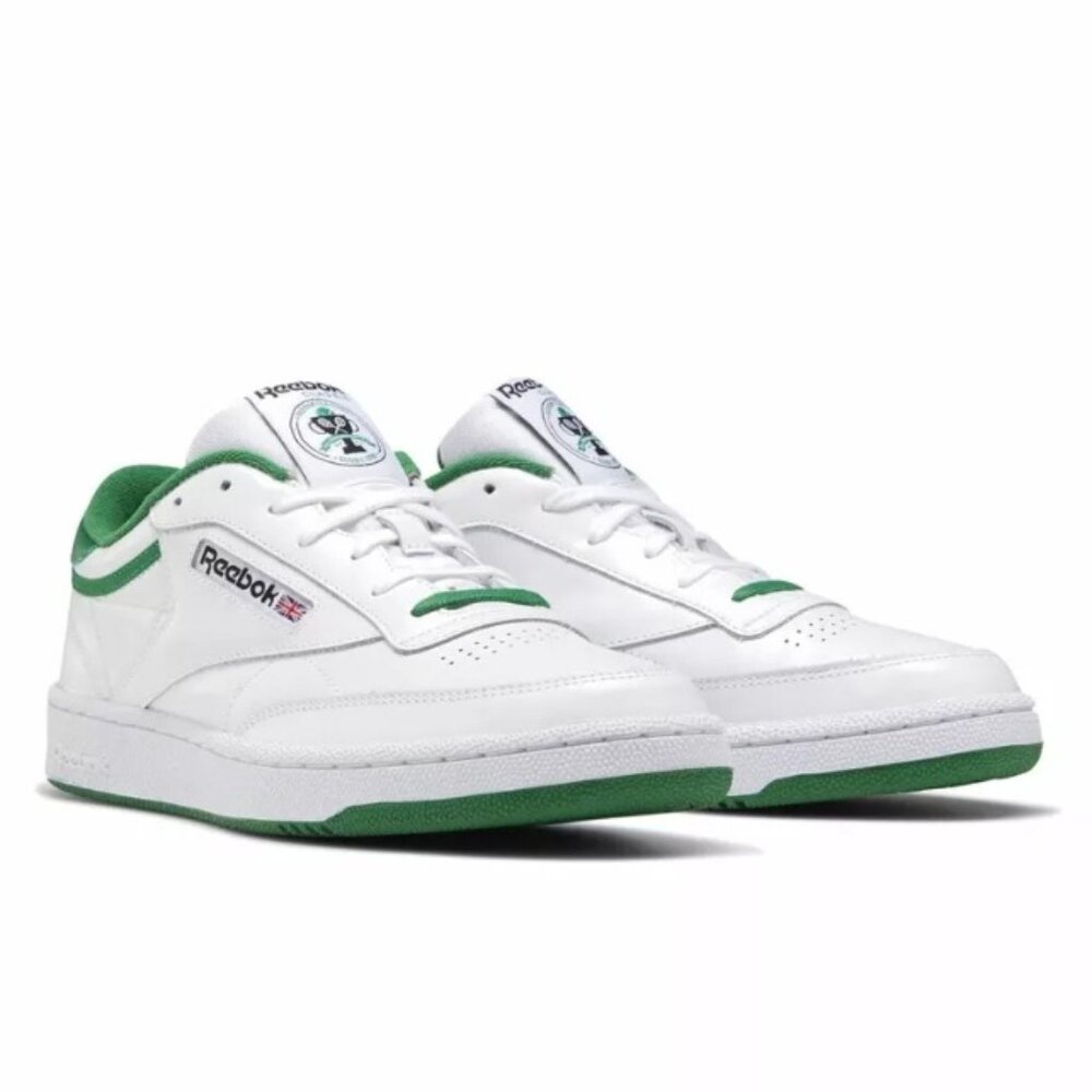 NWOB - Men's Reebok Club C 85, White/Green [FX4765] - Size 7Medium